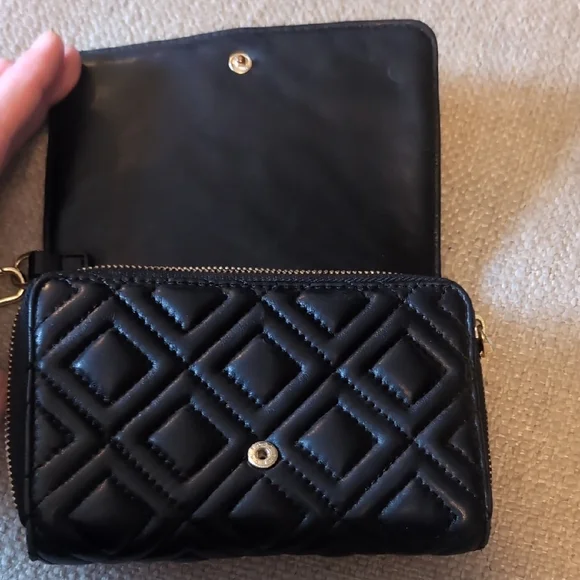 Tory Burch Black Quilted Wristlet - Picture 3 of 8
